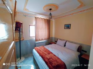 Chalets ITO Atlas Timnay客房内的一张或多张床位