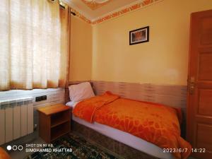 Chalets ITO Atlas Timnay客房内的一张或多张床位