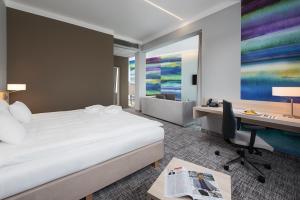 Posteľ alebo postele v izbe v ubytovaní Park Hotel & Restauracja Browar Brzeg