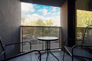 Balkón alebo terasa v ubytovaní Central SouthStar Apartments - Gwiaździsta - FREE PARKING by Noclegi Renters