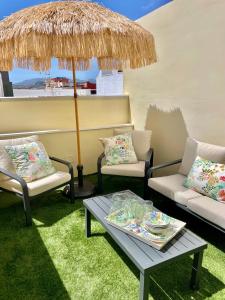 Część wypoczynkowa w obiekcie Home2Book El Encanto La Laguna Centro Histórico