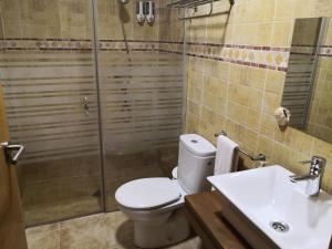 Koupelna v ubytování Hotel Un lugar en la Vecilla