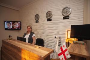 TV a/nebo společenská místnost v ubytování Hotel Irise