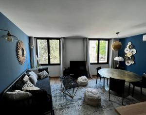 Гостиная зона в Le grand clocher de Cassis
