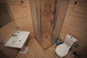 Koupelna v ubytování Hotel Irise