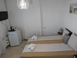 Postel nebo postele na pokoji v ubytování Цвета