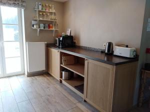 Kuchyň nebo kuchyňský kout v ubytování 't Hooghe Licht Bed & Breakfast