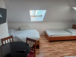 Cama o camas de una habitación en Villa Osowianka