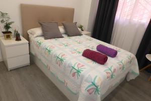 Postel nebo postele na pokoji v ubytování Apartamento céntrico recién reformado