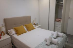 Postel nebo postele na pokoji v ubytování Apartamento céntrico recién reformado + 36 fotografií