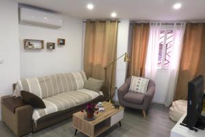 Posezení v ubytování Apartamento céntrico recién reformado
