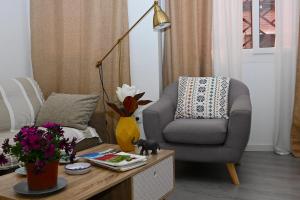 Posezení v ubytování Apartamento céntrico recién reformado