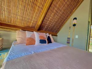 Pousada Villa di Luna客房内的一张或多张床位