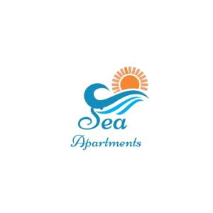 logo d’une clinique dermatologique avec le soleil et l’océan dans l'établissement Sea apartments2, à Terracine