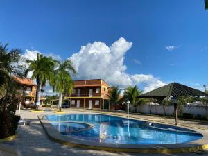 Chalé Temporada Porto dos Lençóis - Lençóis Maranhenses内部或周边的泳池