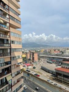 a view of a city from a building at Ce sta 'o mar for in Naples