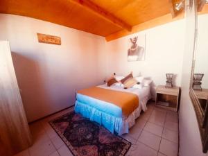 a bedroom with a bed in a room at CASA TAMBO in San Pedro de Atacama