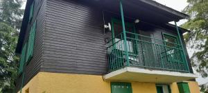 Balkón nebo terasa v ubytování Chata Julka
