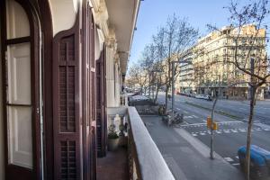 a view of a street from a building at P1PAR1001 - Wonderfull aparment in Paralel in Barcelona