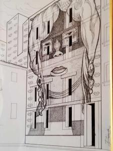 The floor plan of Hotel Plaza Inn