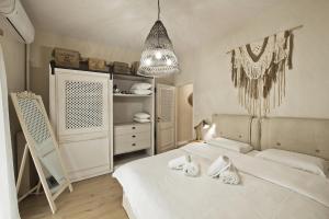 Posteľ alebo postele v izbe v ubytovaní Stylish Apartment at Pagrati