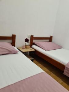Postel nebo postele na pokoji v ubytování Apartman Roza 2