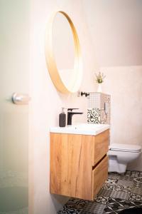 Kúpeľňa v ubytovaní Apartmán ZA-KA 3 ubytování Litovel