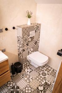Kúpeľňa v ubytovaní Apartmán ZA-KA 3 ubytování Litovel