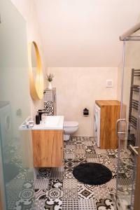 Kúpeľňa v ubytovaní Apartmán ZA-KA 3 ubytování Litovel