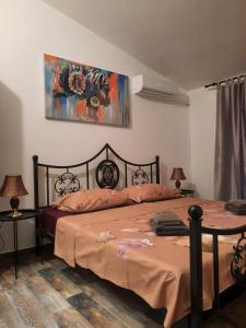 Postel nebo postele na pokoji v ubytování Slim apartman i sobe