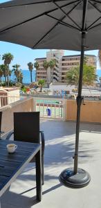 Balkon lub taras w obiekcie Sunny bungalow La Mata with sea views