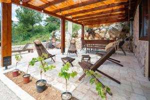 Um jardim em Lea Apartments