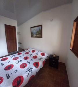 Katil atau katil-katil dalam bilik di Hostal Villa Dulcey