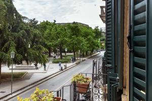 a view of a street from a balcony at Verona apt.65 in Verona