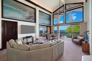 Istumisnurk majutusasutuses Waipouli Beach Resort H201 - Presidential Suite Oceanfront Penthouse Luxury