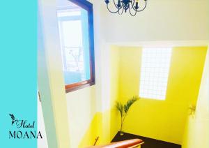 Posezení v ubytování Hotel MOANA絶景オーシャンビューカフェラウンジ朝食付き