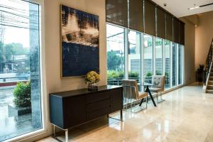 Posezení v ubytování Sotogrande Hotel Katipunan