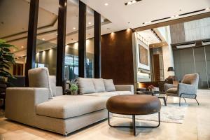 Posezení v ubytování Sotogrande Hotel Katipunan