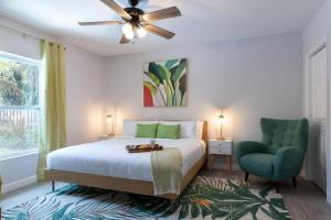 Ένα ή περισσότερα κρεβάτια σε δωμάτιο στο Modern Comfortable Stay!Sleeps 8! +26 φωτογραφίες