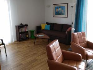 Appartement Arcachon, 3 pièces, 9 personnes - FR-1-319-345にあるシーティングエリア
