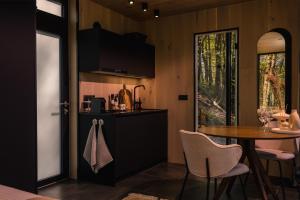 Kuchyň nebo kuchyňský kout v ubytování Resort Wilsumer Berge