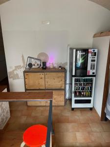 Kuchyň nebo kuchyňský kout v ubytování sassi low cost