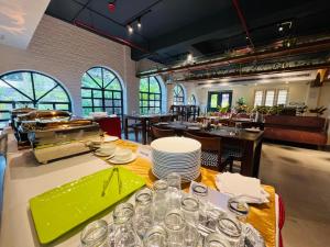 Hotel Seapark餐厅或其他用餐的地方