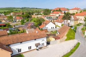 a view of a village with houses at Resort Valtberg - Depandance in Valtice