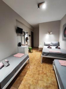 Zimmer mit 2 Betten und TV in der Unterkunft Grecos ZERO SKIATHOS in Skiathos-Stadt