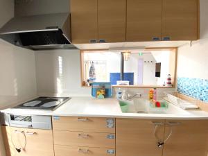 Dapur atau dapur kecil di Marine Breeze Futtsu -マリンブリーズ富津-