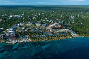an aerial view of a resort near the ocean at Aldiana Club Zanzibar Kwanza in Kizimkazi