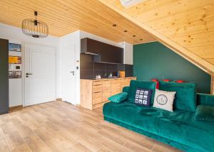 Kuchyň nebo kuchyňský kout v ubytování Apartamenty Sailor