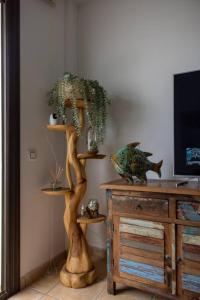 Televízia a/alebo spoločenská miestnosť v ubytovaní Casa Cooper