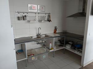 Kuchyň nebo kuchyňský kout v ubytování Check In León
